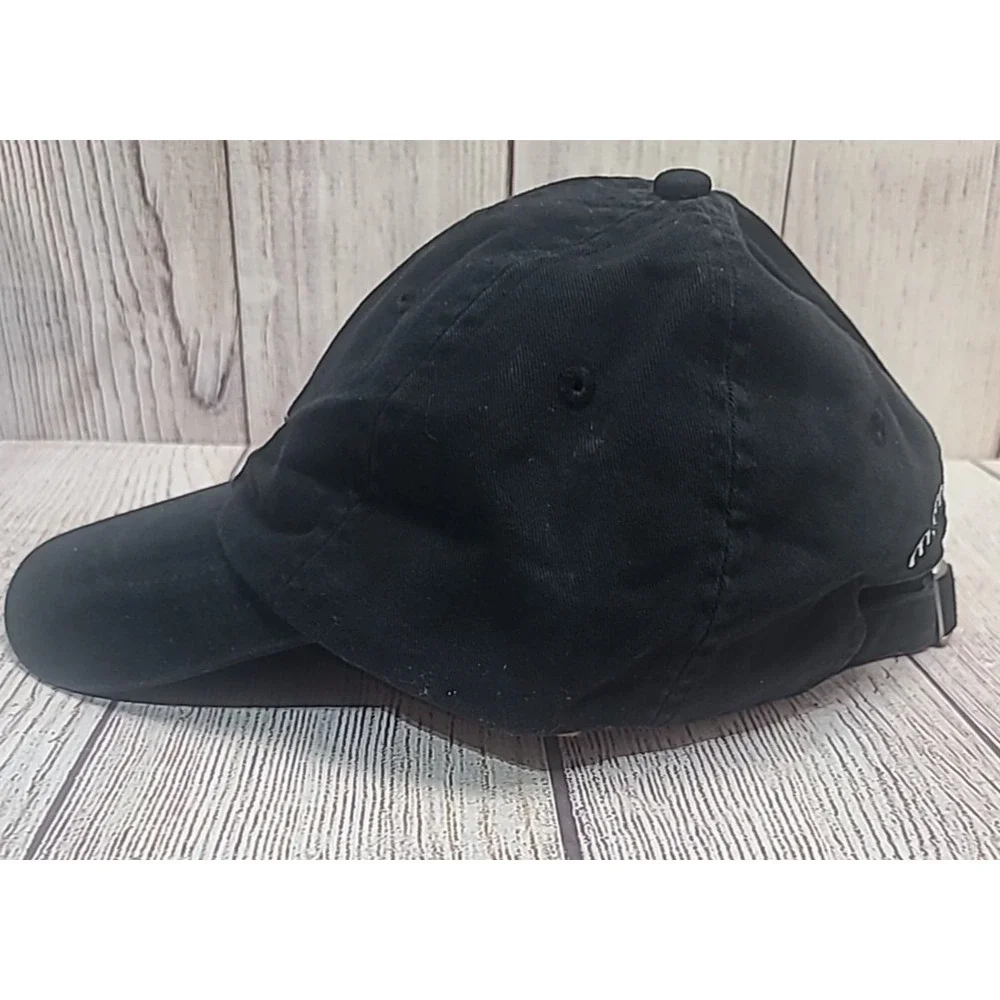 Vintage Today Show NBC Strapback Hat Cap Black Embroidered Head Shotz KC Caps